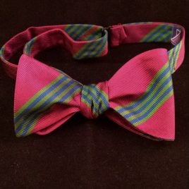Silk Butterfly (Purple/Green & Blue Stripes)