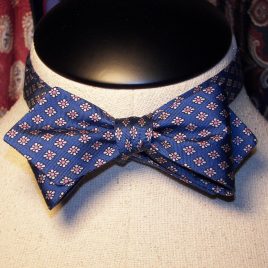 Silk Diamond-Point (Blue/Pink)