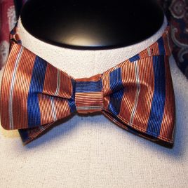 Silk Batwing (Orange/Blue Stripe)