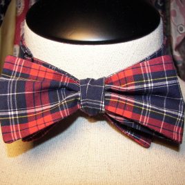 Cotton Batwing (Red Tartan Plaid)