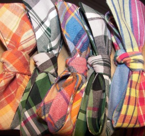 Summer plaid bowties