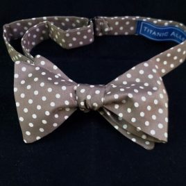 Silk Butterfly (Tan/White Dots)