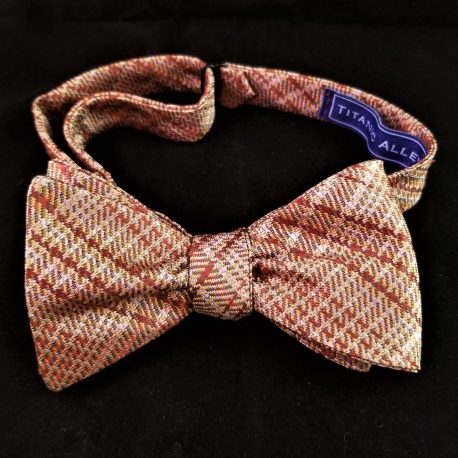 gold plaid bf tied