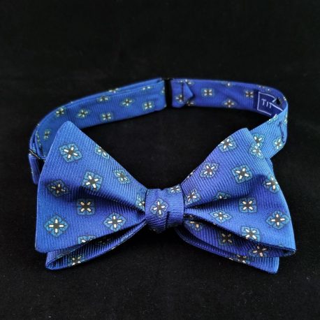 Royal blue butterfly tied