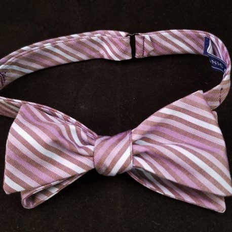 purple stripe bw tied