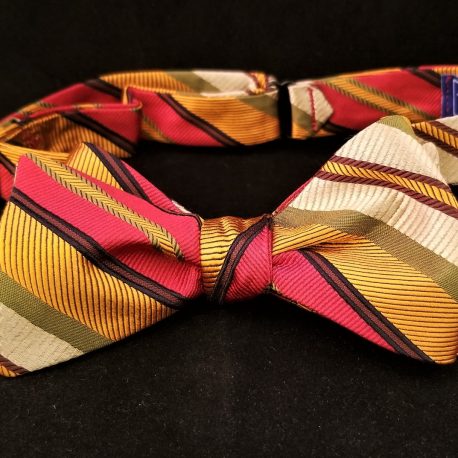 red gold stripe tied